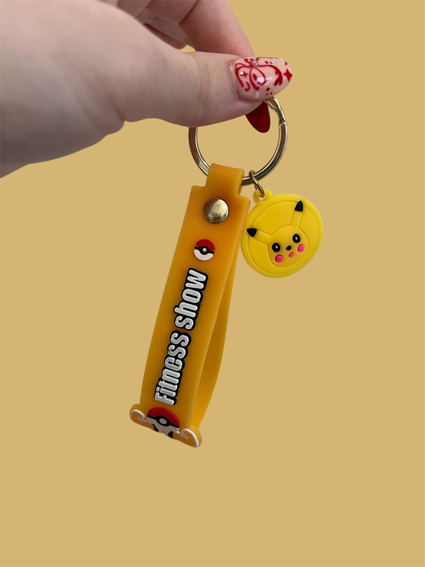Pikachu Muscle keychain