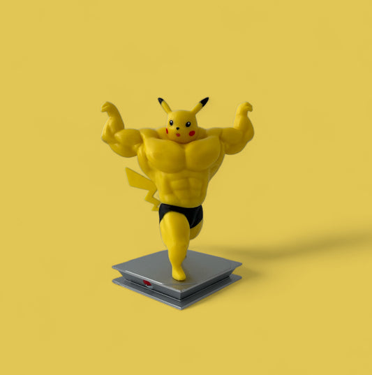 Pikachu muscle figure