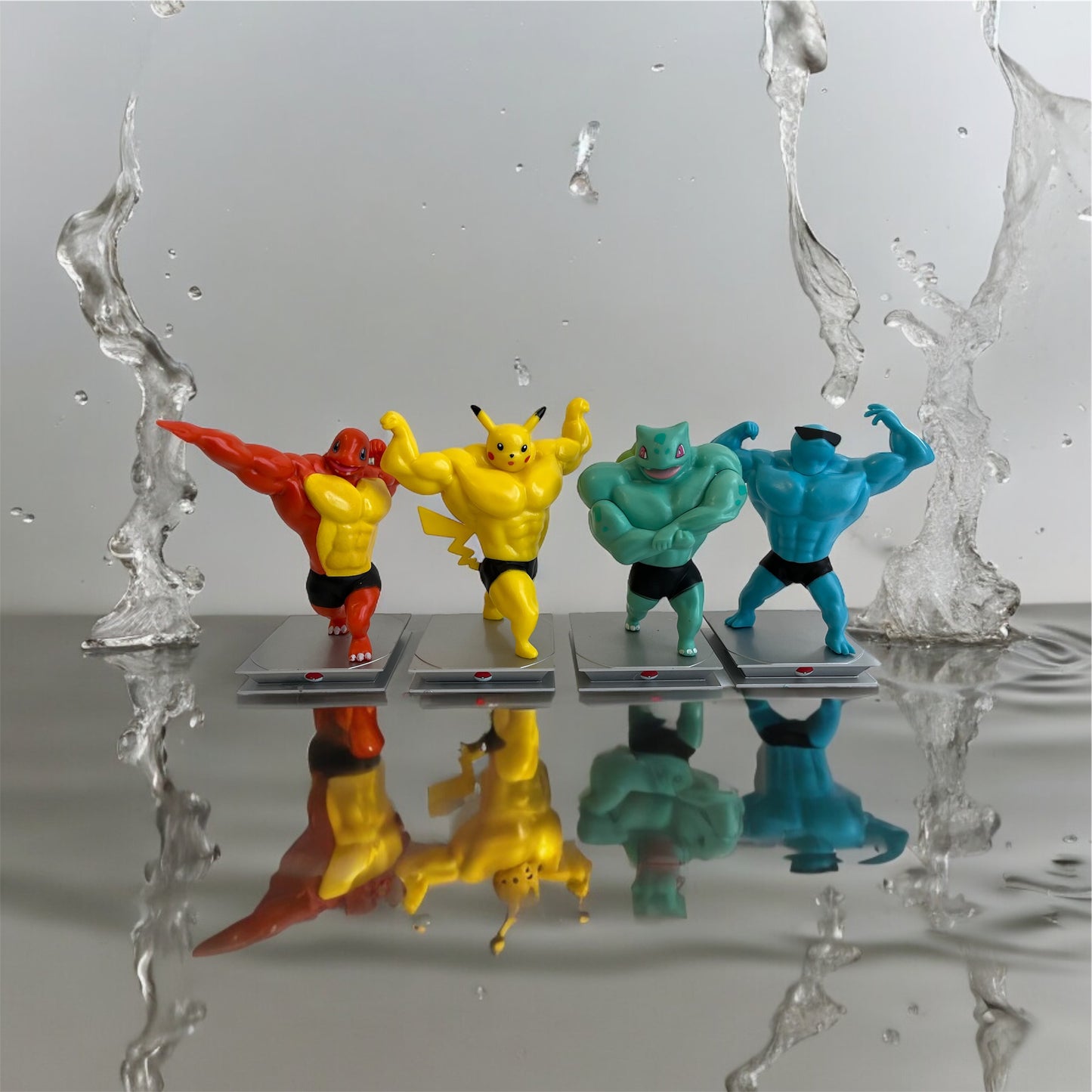 Standard Pokemon muscle figure bundle