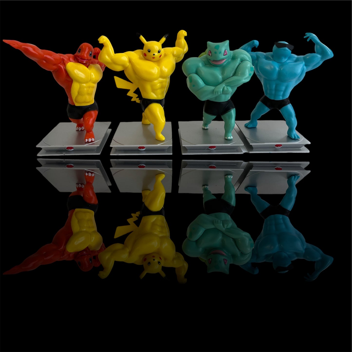 Standard Pokemon muscle figure bundle