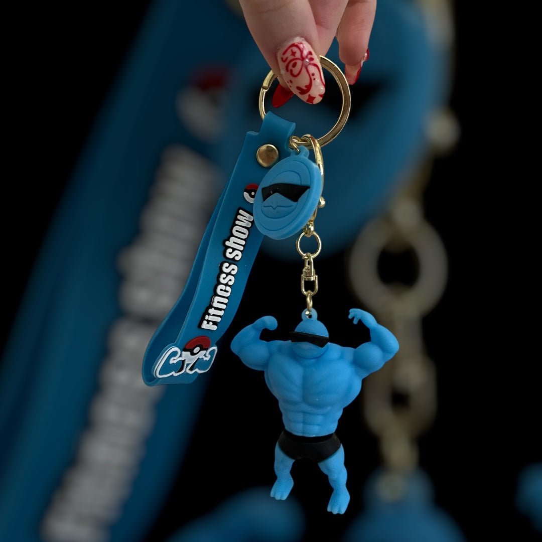 Shiggy muscle keychain