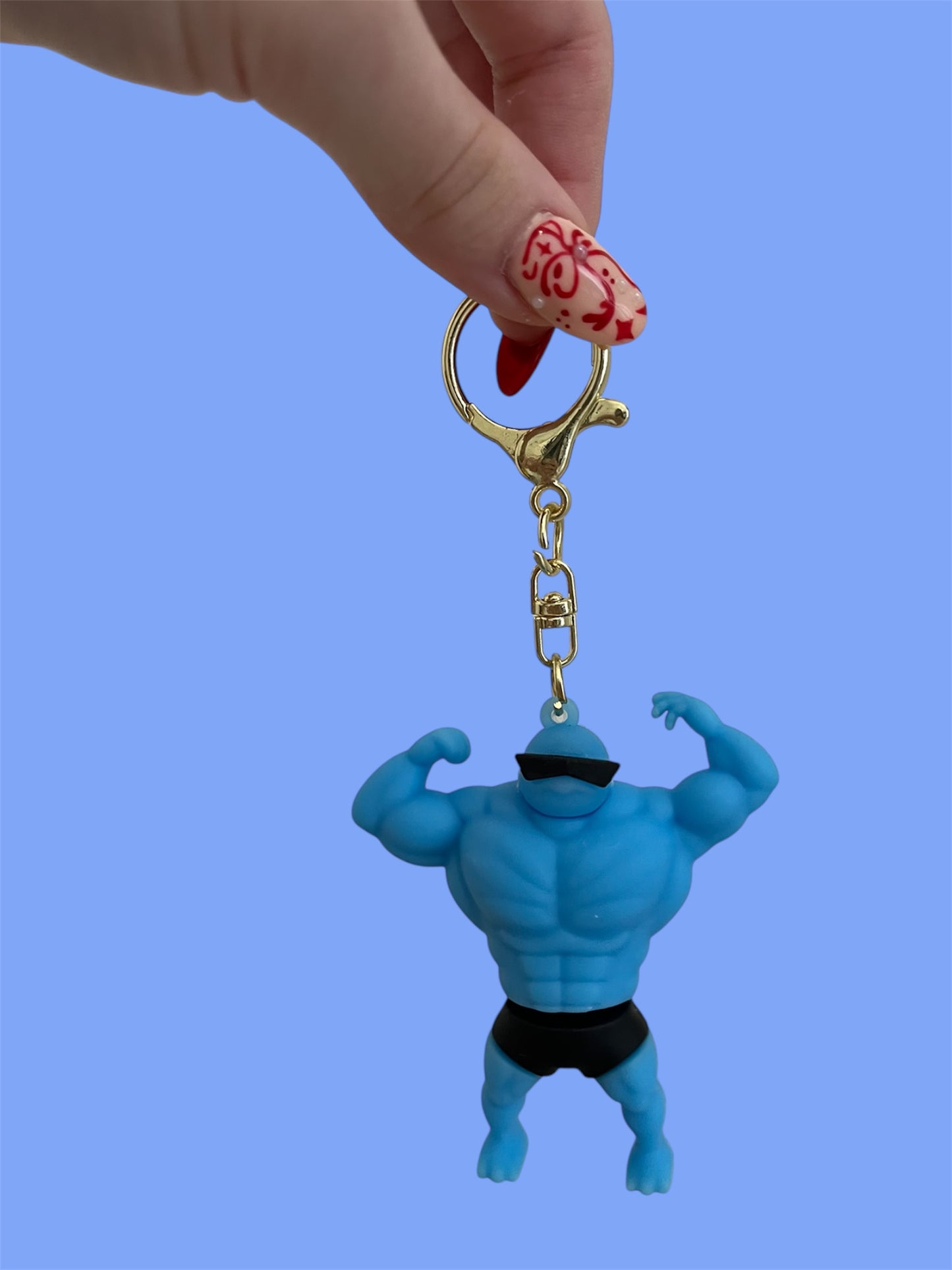 Shiggy muscle keychain
